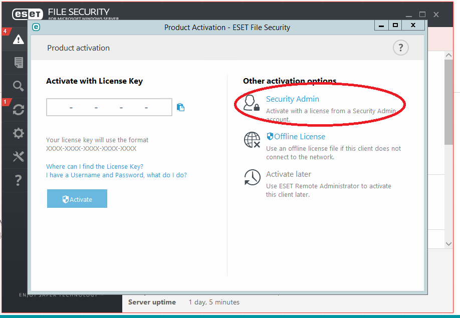 Setting Up Eset Endpoint Protection Blacknight Customer Service Technical Support Centre